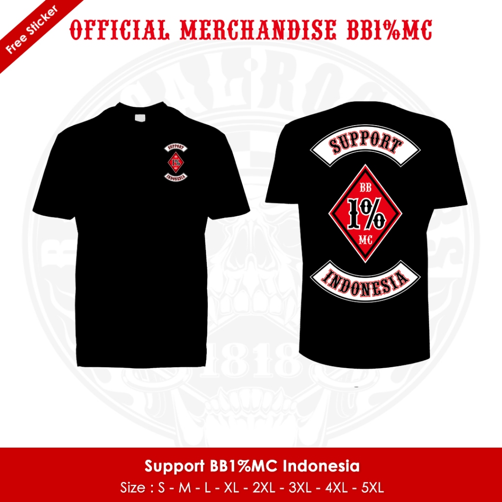 Support BB1%MC Indonesia Tshirt Official Merchandise