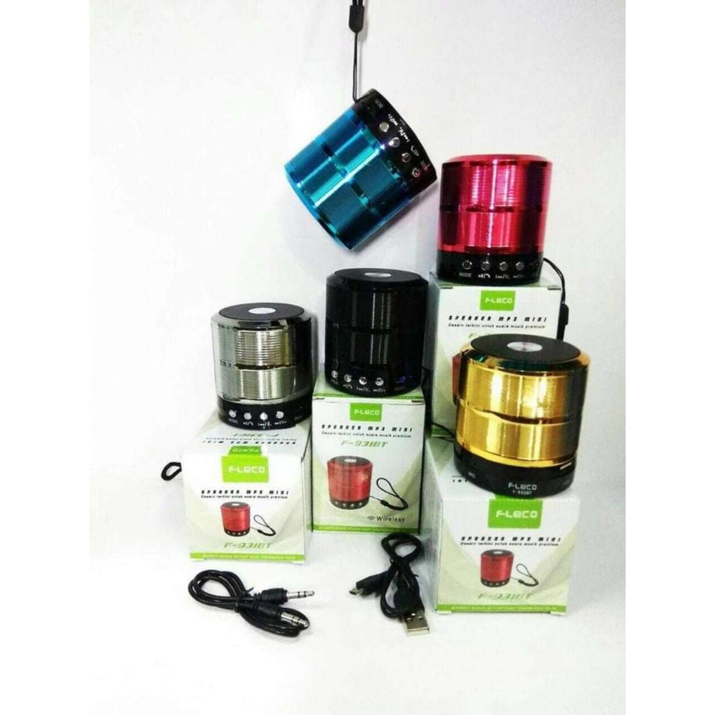 Speaker Bluetooth Fleco Mini Kecil Portable Dicharge USB Radio