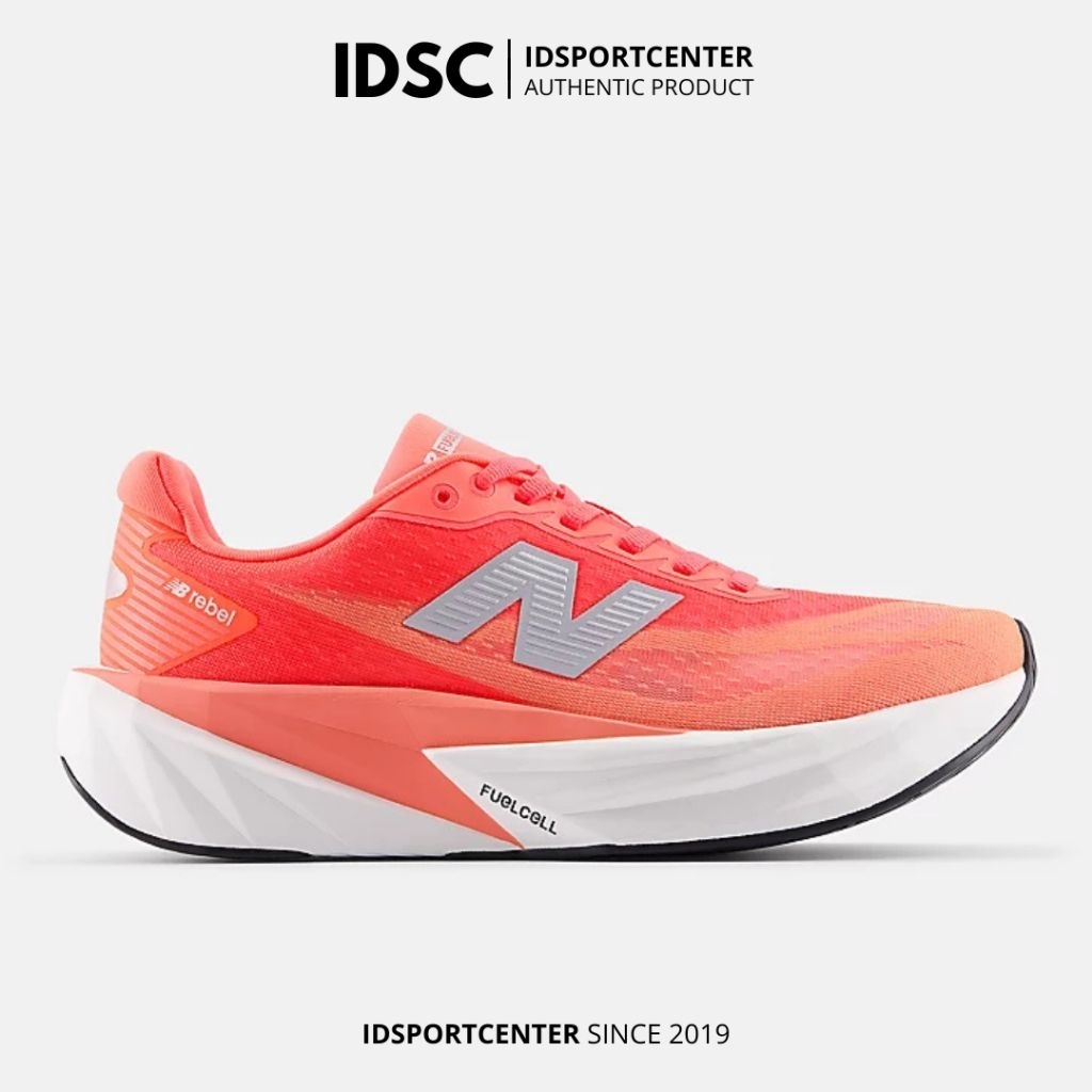 Sepatu Lari Wanita FuelCell Rebel v5 - Urgent Red with NB 103 White