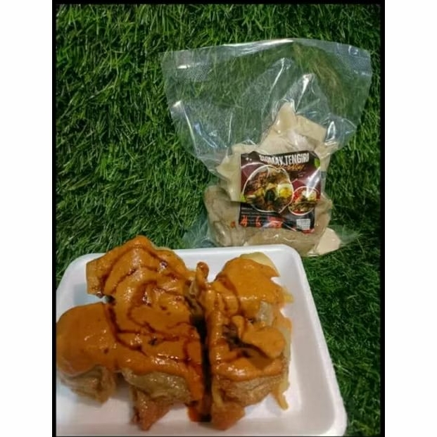 

siomay tengiri + bumbu kacang pedas / siomay tengiri