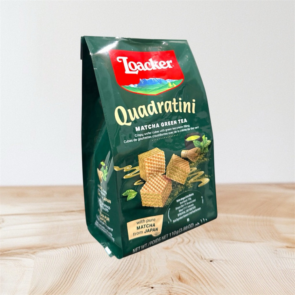 

Loacker Quadratini Matcha green tea 110 gr EXP 2026