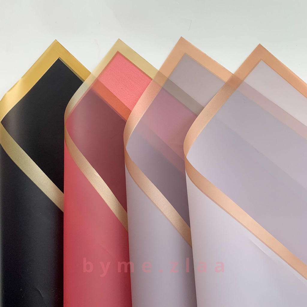 

Cellophane List Emas - Kertas Buket List Emas - Flower Wrapping - Bouquet Paper - Kertas Bunga