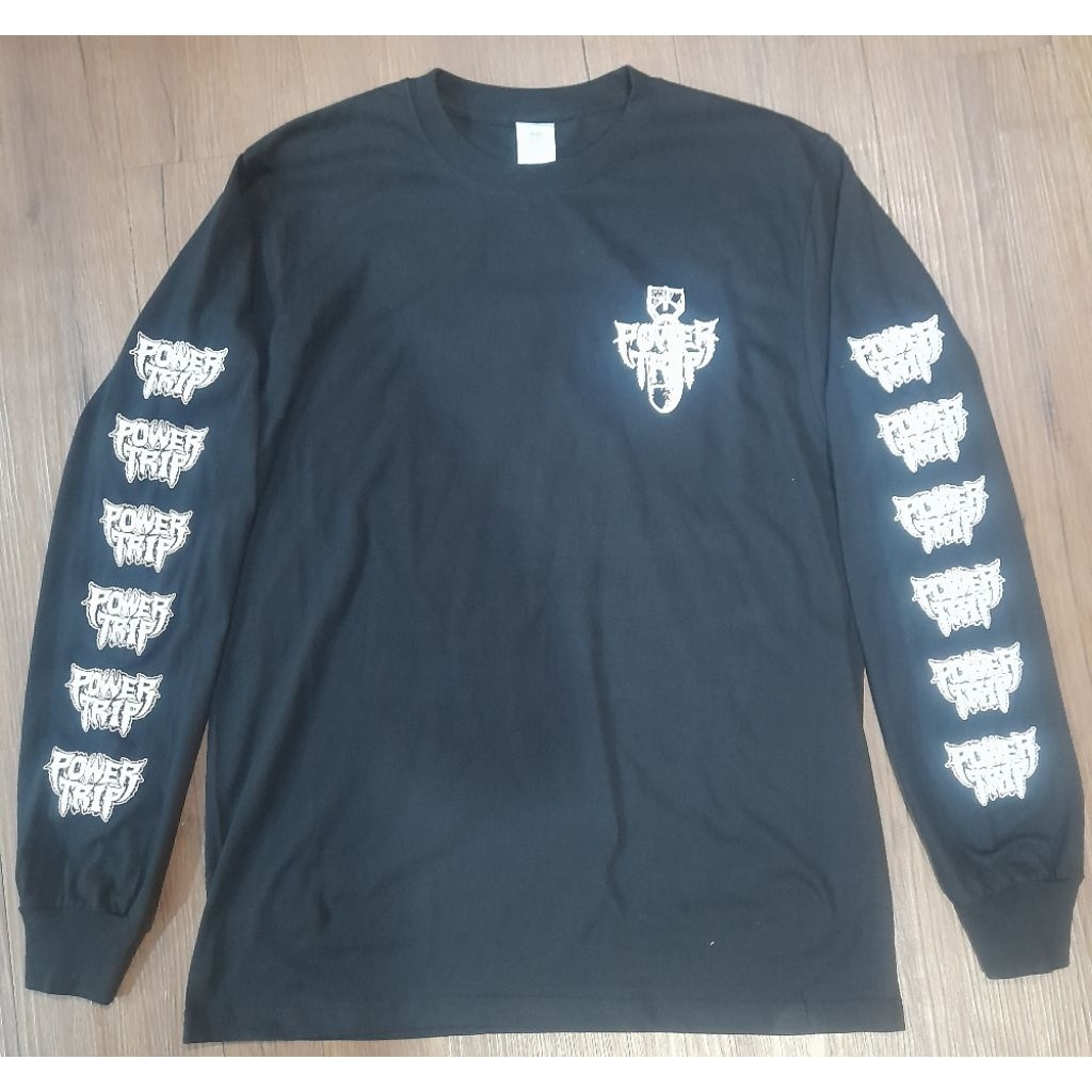 Long Sleeve POWER TRIP Reaper /kaos band/kaos musik/kaos parodi/bootleg