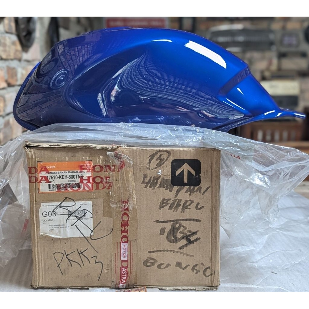 Tangki Honda Megapro 2006 Megapro Primus Original AHM Warna Biru