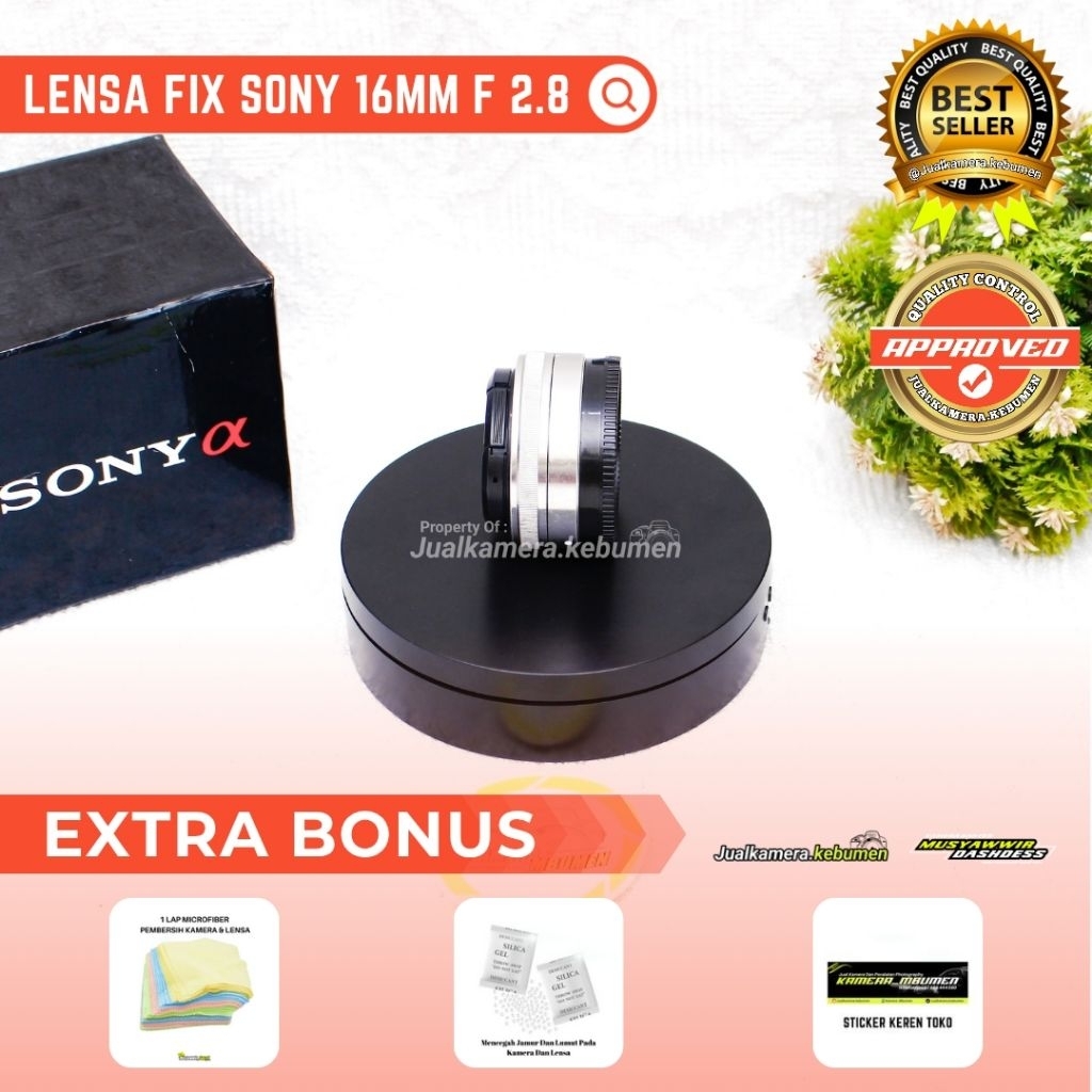 LENSA SONY E 16MM F2.8 FIX & WIDE - LENSA FIX SONY 16MMF 2.8