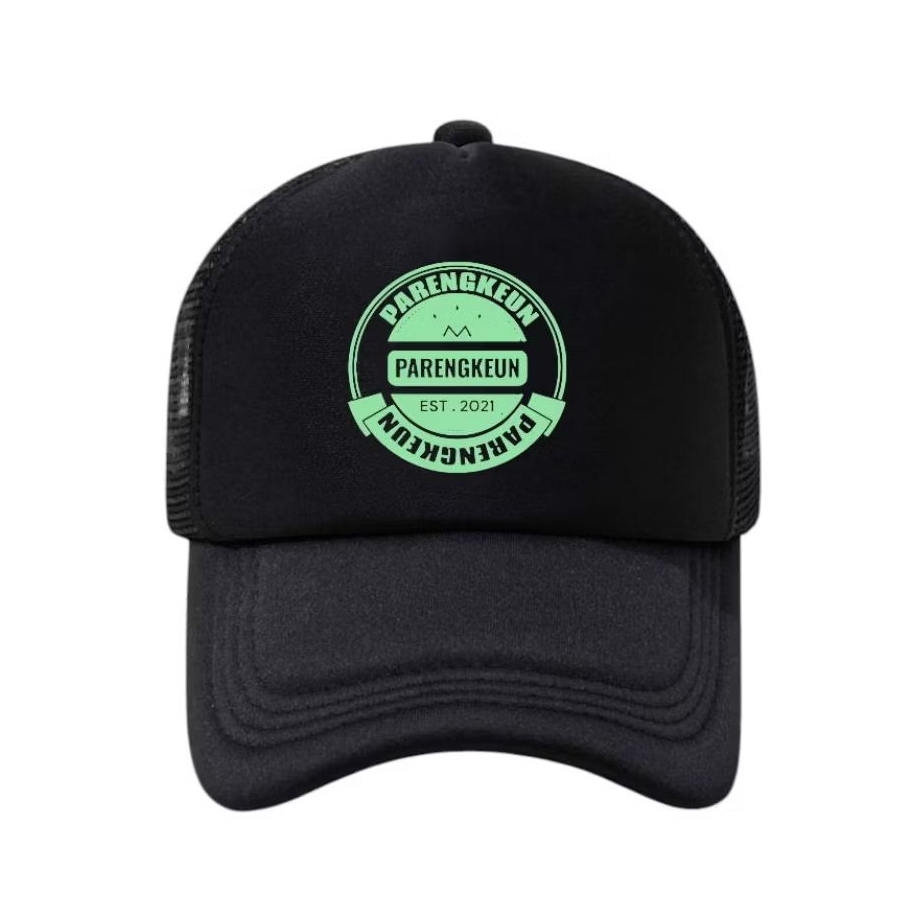 Topi jaring Topi Trucker Topi Pria Wanita Distro Hitam dan Hitam Putih Topi Jaring Original Distro