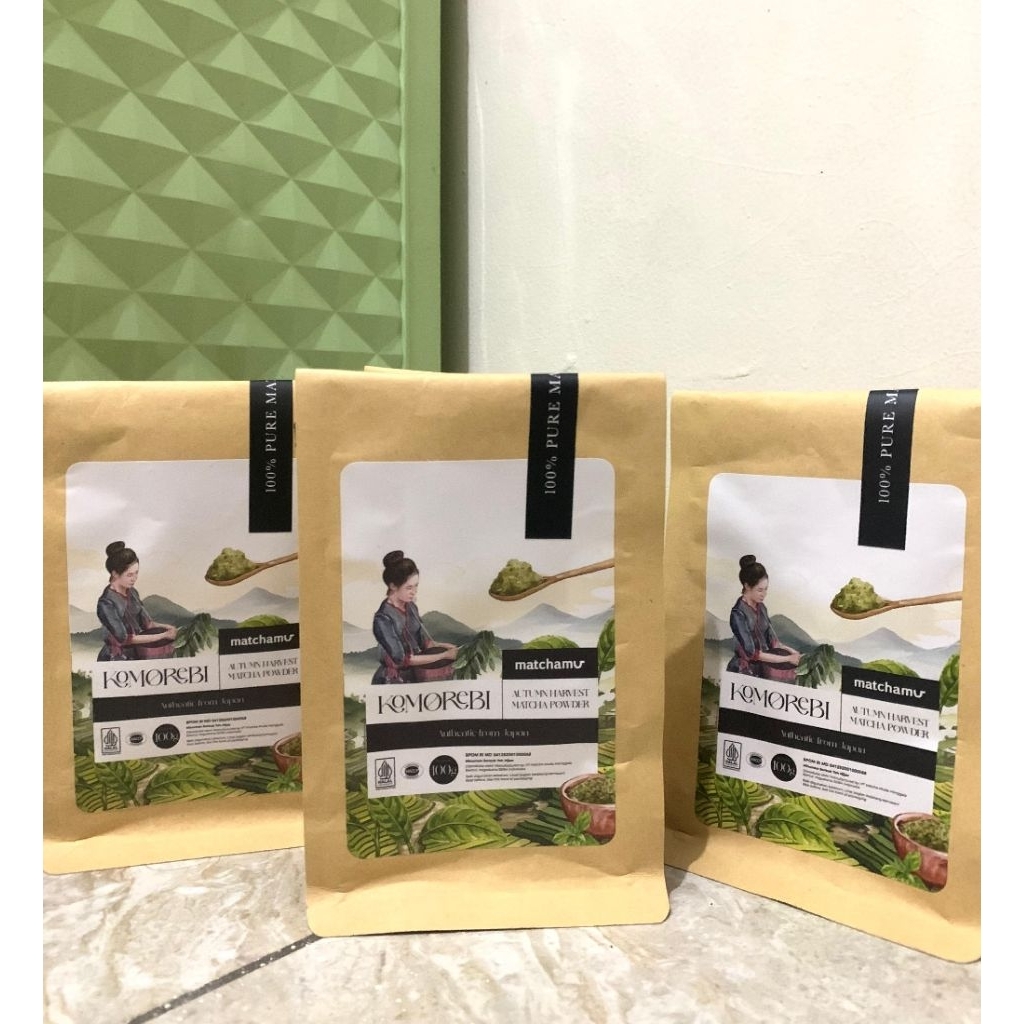 

Matcha komorebi pouch 100gr - matchamu