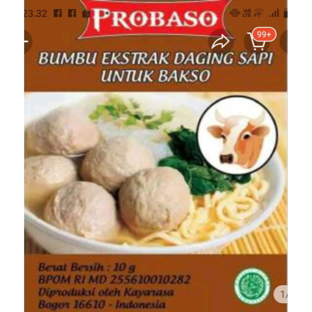 

probaso beef powder 10 gr ( isi 10 bungkus)