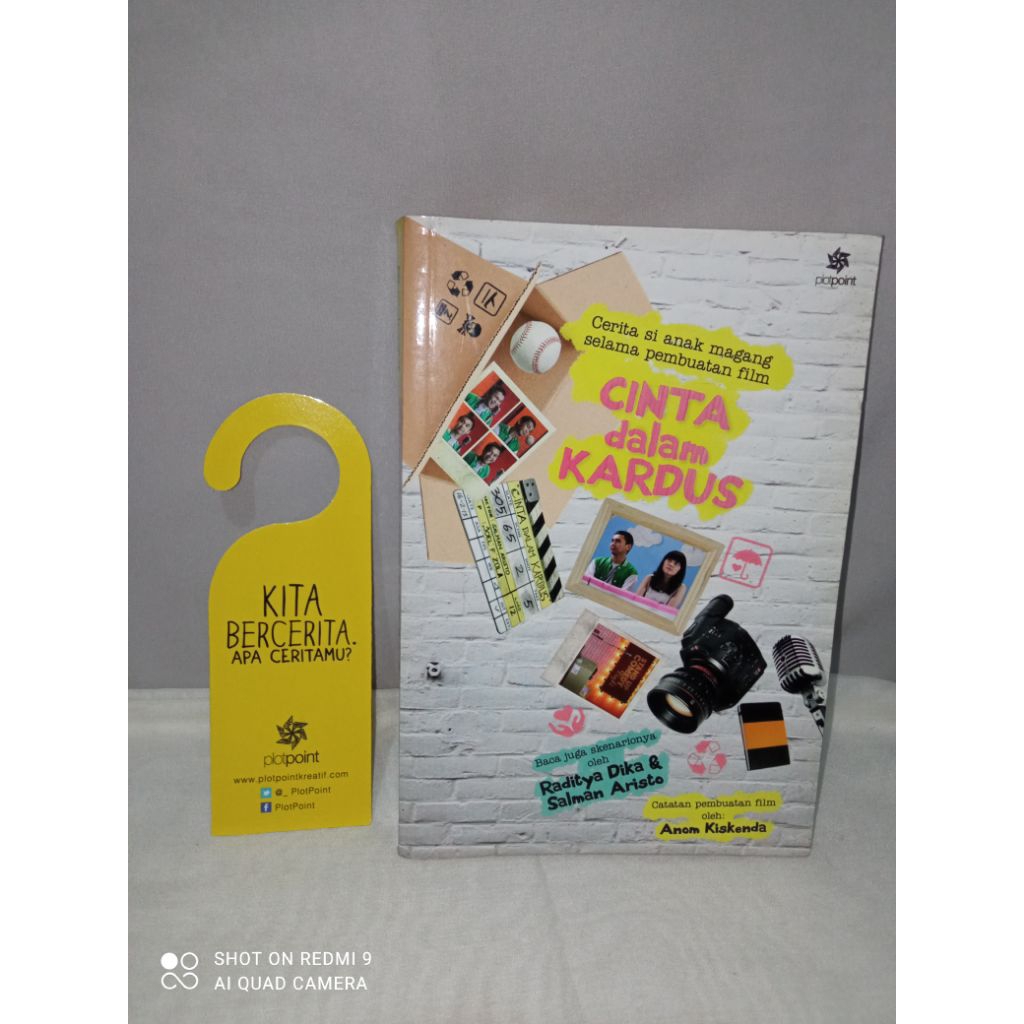 Preloved ORIGINAL Novel Cinta d4l4m Kardus by Anom Kiskenda Bekas Penerbit Plotpoint Second Unhaul P