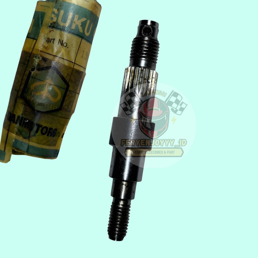 AS RODA DEPAN ORIGINAL DANMOTOR BIRU VESPA PTS SPECIAL