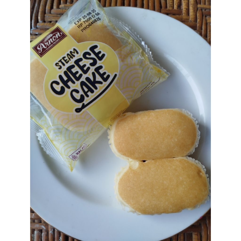 

Keju Premium Steam Cheese Cake 60gr x 2 bungkus