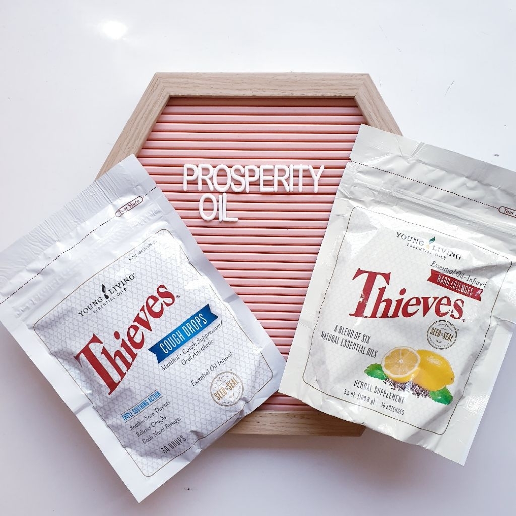 

Young Living Permen Thieves Cough Drops / Thieves Cough Drop dan Permen Thieves Hard Lozenges