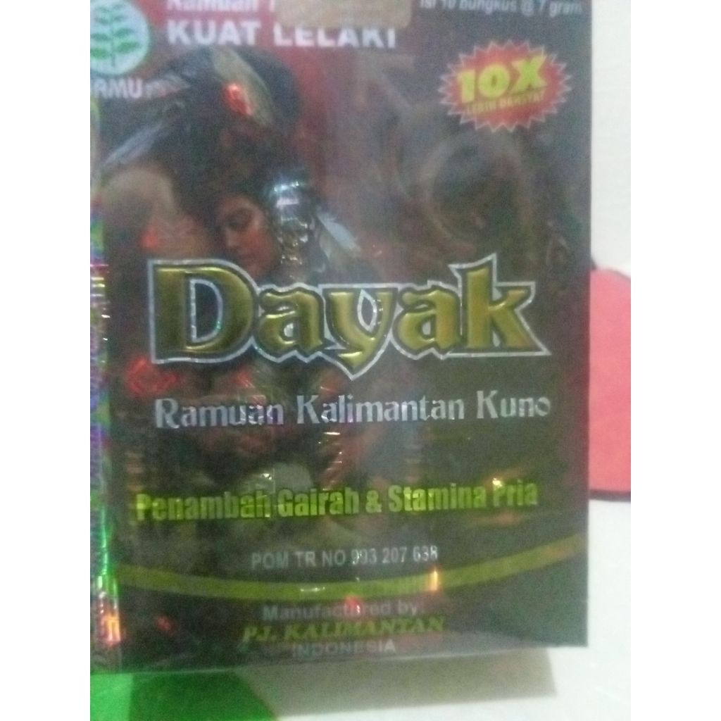 

JAMU DAYAK kwalitas terjamin 100%