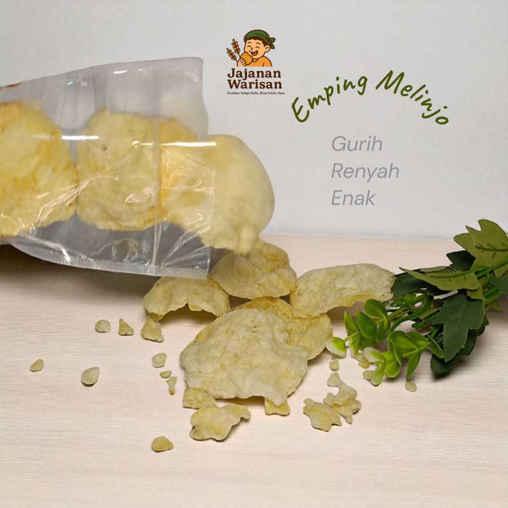 

Emping Mlinjo Matang Siap Makan 250gr/500gr/ – Snack Tradisional Gurih Renyah