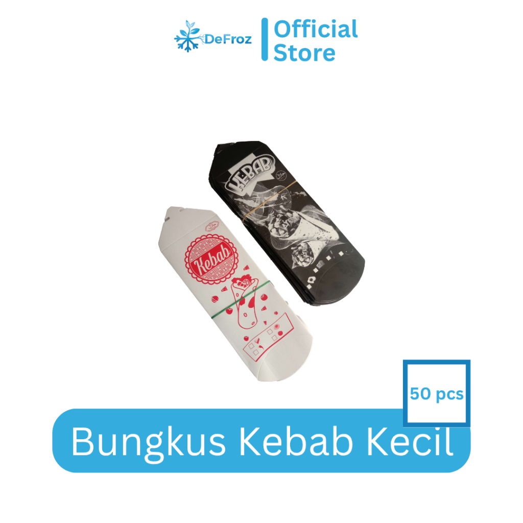 BUNGKUS KEBAB KECIL 50 PCS