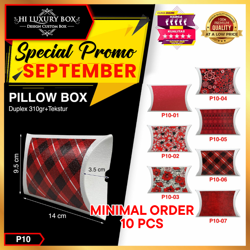 

Pillow box - Kotak souvenir - Gift box ulang tahun anak unik | P10