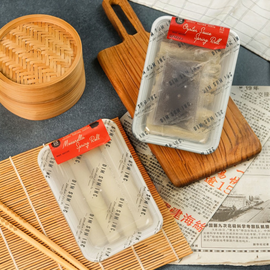 

Durian Spring Roll / Lumpia Duren x Oyster Sauce Spring Roll / Lumpia Saus Tiram | Paket Special Bundling Dimsum Inc