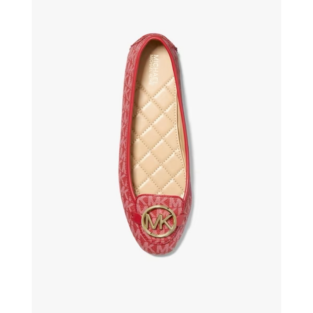 MK Flat Shoes Lillie fushia monogram