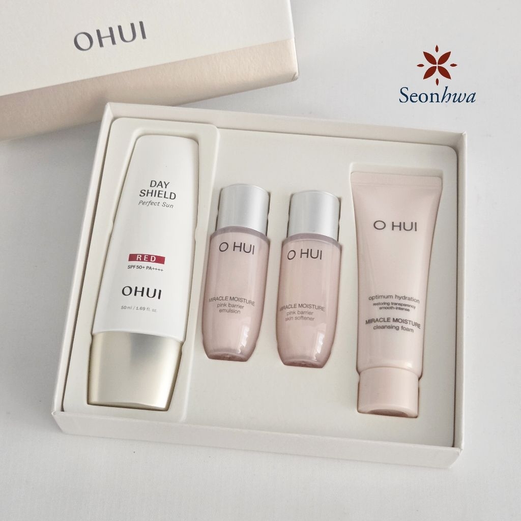 O HUI Day Shield Perfect Sun Red Set OHUI