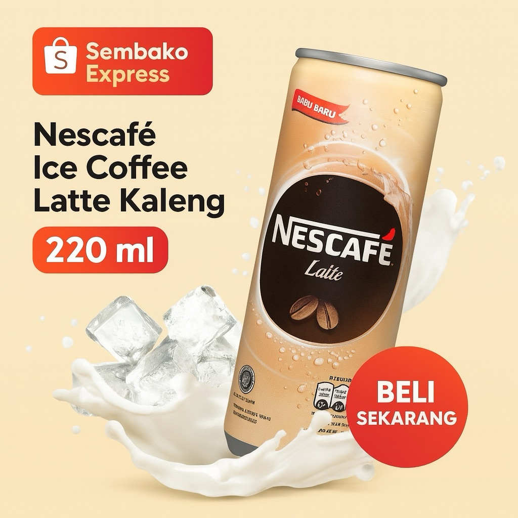 

Nescafé Ice Coffee Latte Kaleng 220 ml