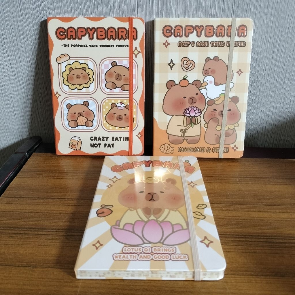 

Notebook Capybara AA0523-6 uk. A5 / Buku Catatan (Motif Acak) (per 1 pcs)