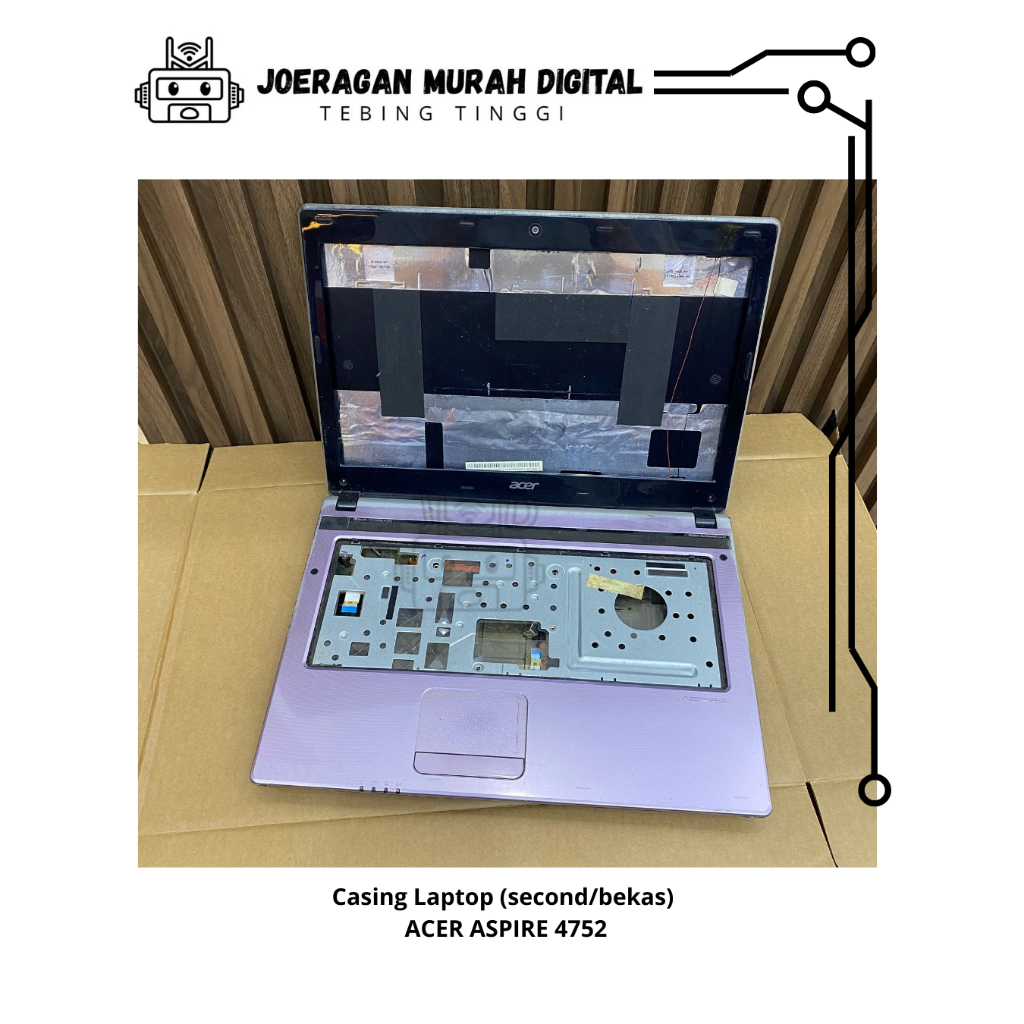 CASE LAPTOP ACER ASPIRE 4752 (SECOND/BEKAS) 100% ORIGINAL