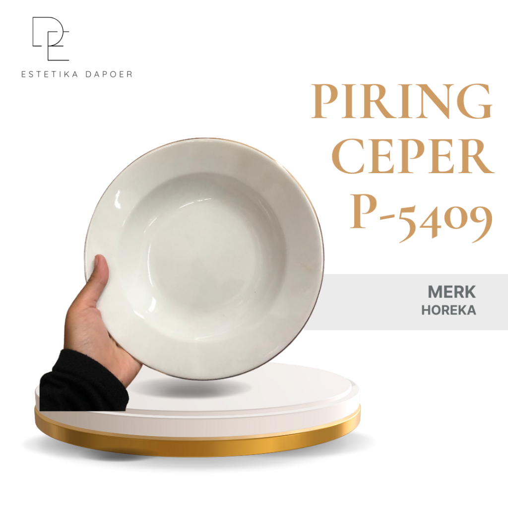 Piring Soup Sango 8 inch PT 01820 | Piring Makan Sango