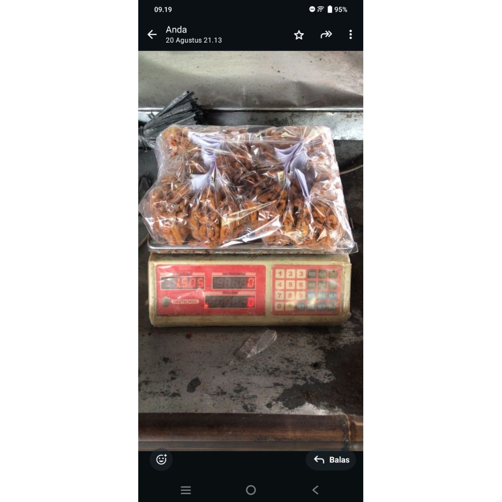 

KRIPIK USUS AYAM CRISPIY PEDAS BALADO KEMASAN 2000