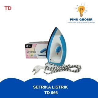 twindog td setrika listrik dry iron td 666