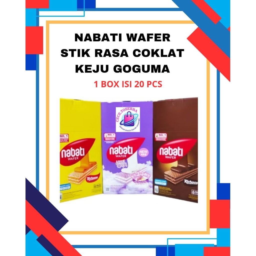

Nabati Wafer Box 20 pcs x 6 Gr