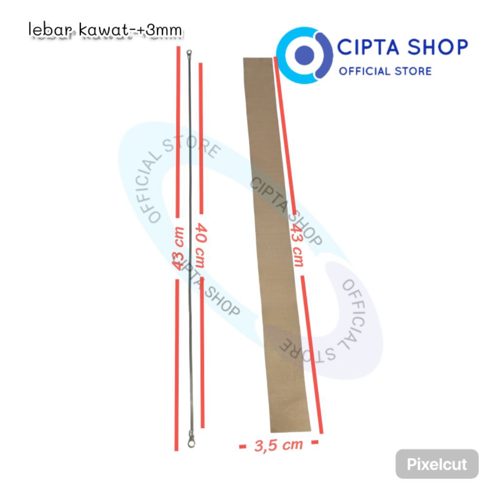 Elemen Pres Plastik Elemen Sealer Kawat Pres 40 Impluse Plastik