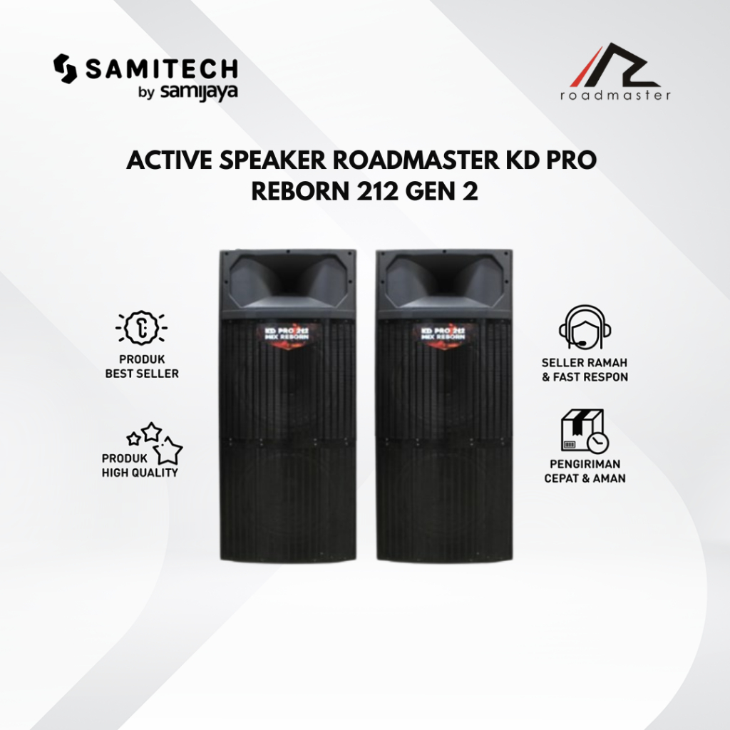 SPEAKER AKTIF ROADMASTER KD PRO REBORN 212 GEN 2 BERGARANSI RESMI