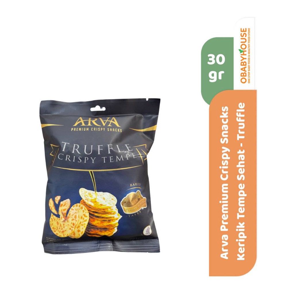 

Arva Premium Crispy Snacks Keripik Tempe Sehat 30 gr - Truffle
