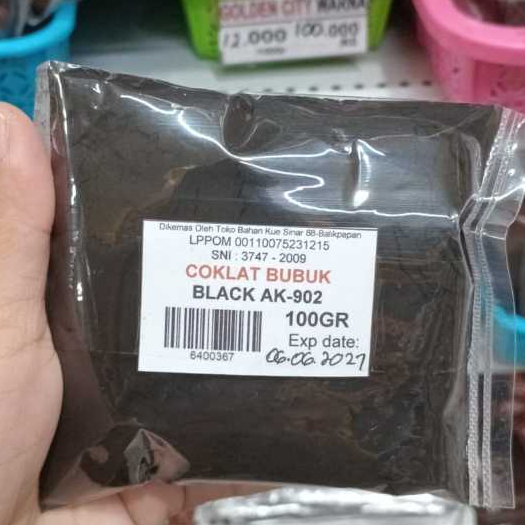 

Coklat Bubuk AK 902 Black 100gr (Aneka Kakao)