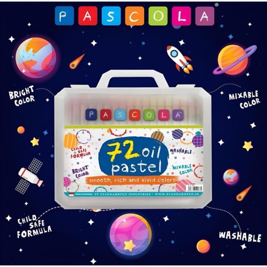 

OIL PASTEL/CRAYON PASCOLA 72 WARNA