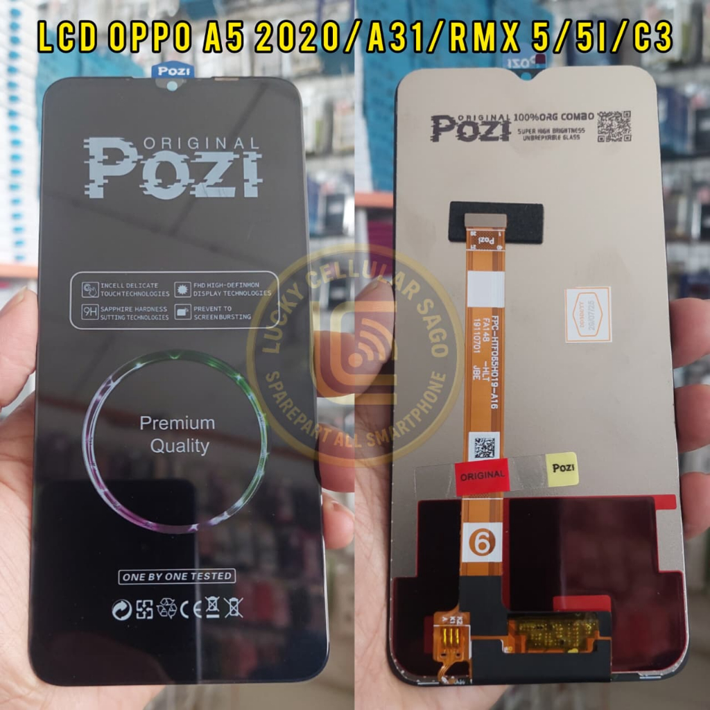 LCD OPPO A5 2020 / A9 2020 / A31 2020 / RMX 5 / 5I / 5S / 6I / ORIGINAL POZI