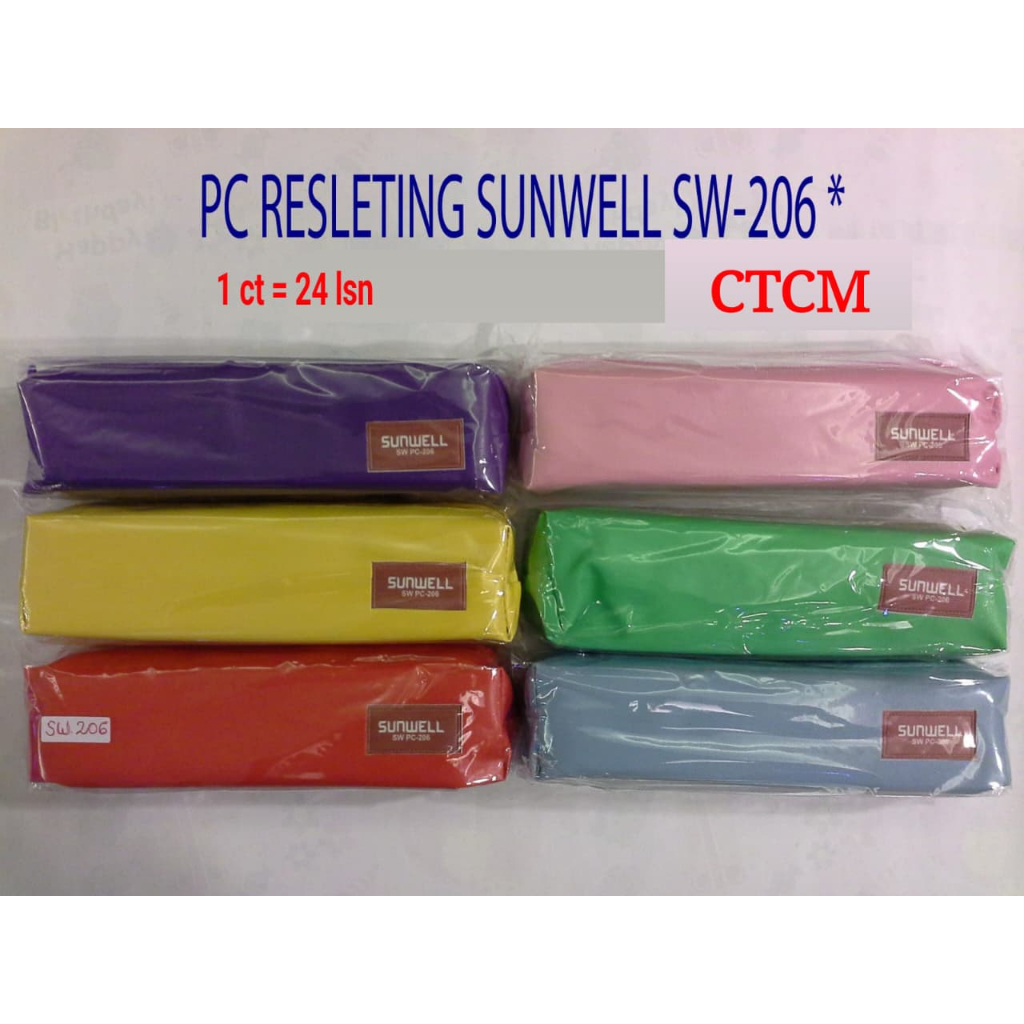 

Kotak Pensil Kain Resleting Tempat Pensil Kain (sunwell 200/206)