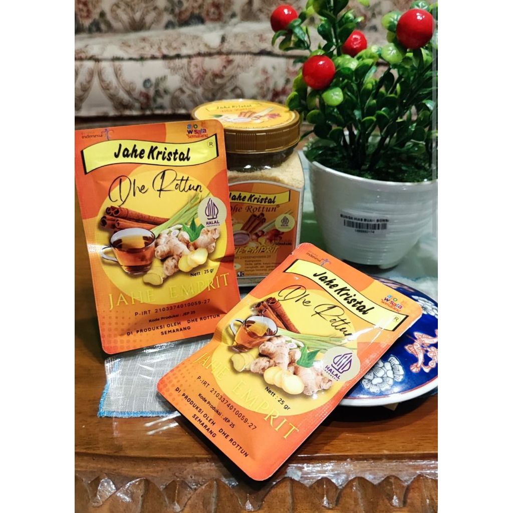 

BUBUK MINUMAN JAHE KRISTAL SACHET