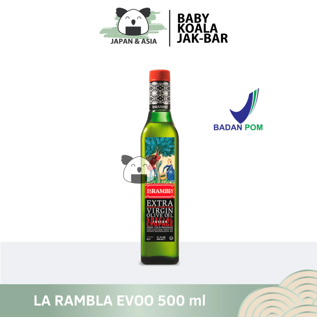 

LA RAMBLA Extra Virgin Olive Oil Minyak Zaitun 500 ml Halal │ EVOO Import Spanyol-BKJ