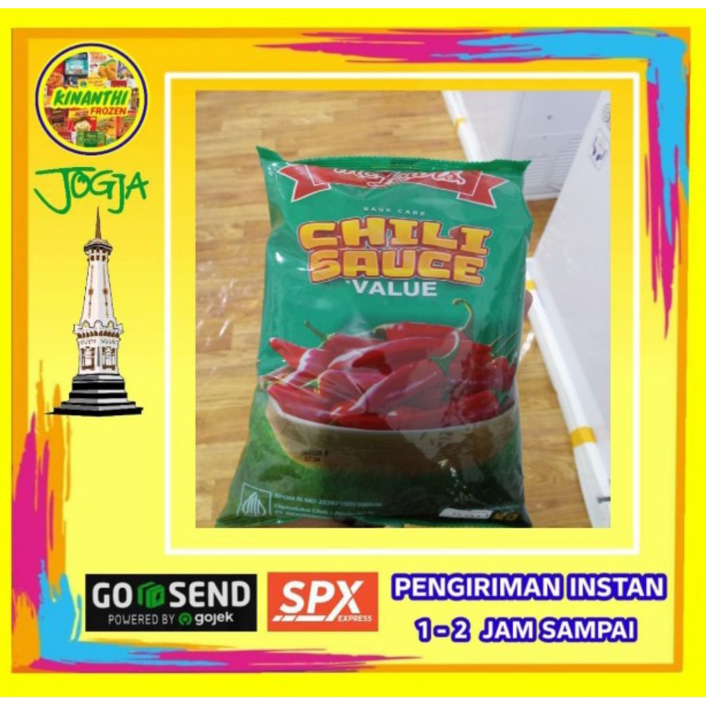 

Mc Lewis Chili Sauce 1 kg, Jogja Frozen