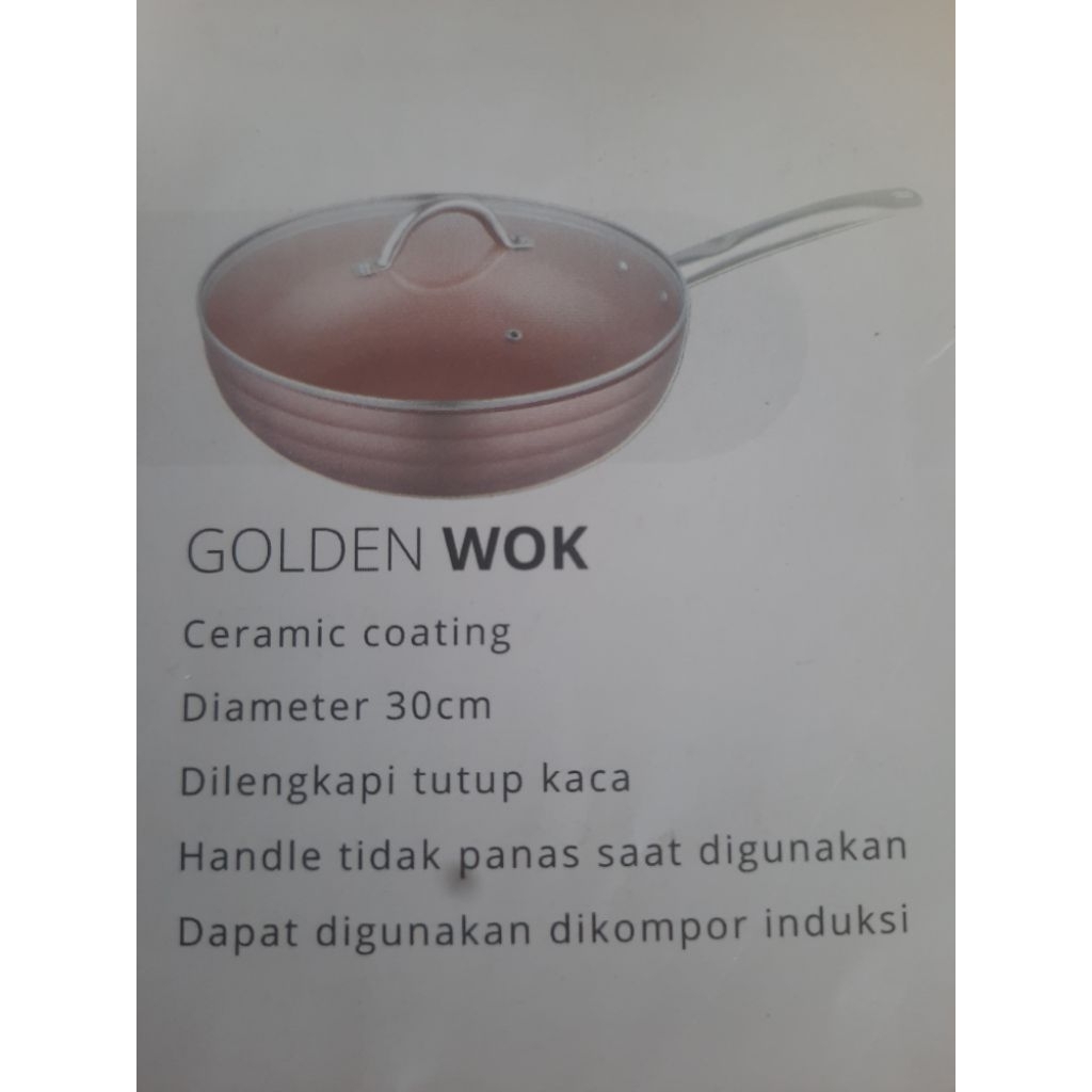 GOLDEN WOK SIGNORA UK 30CM
