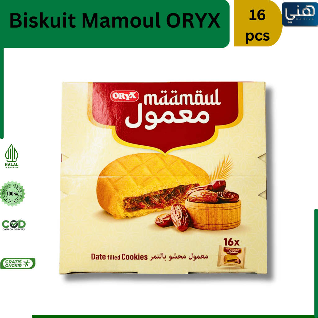 

Biskuit Maamoul Al Batal Oryx Biskuit isi kurma Biskuit Arab Saudi .