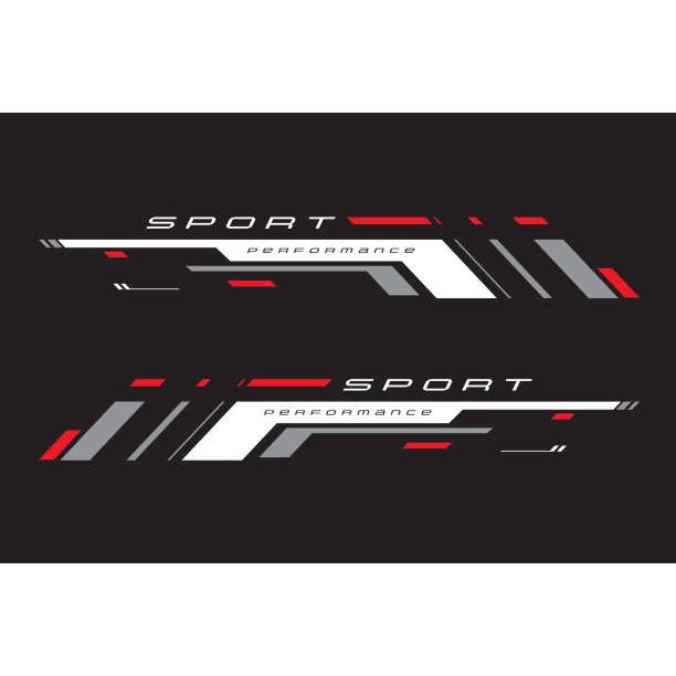 STIKER MOBIL STICKER MOBIL SPORT PERFORMANCE SEDAN SUV UNIVERSAL
