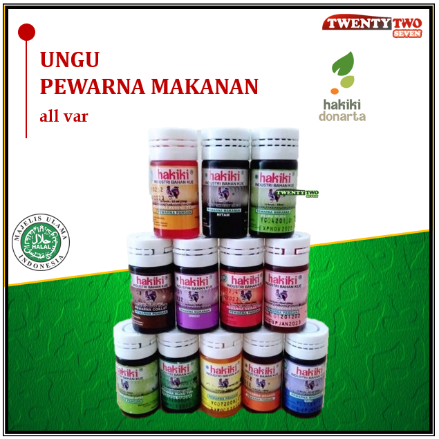 

[12 X]Hakiki Pewarna All Varian 15 ml