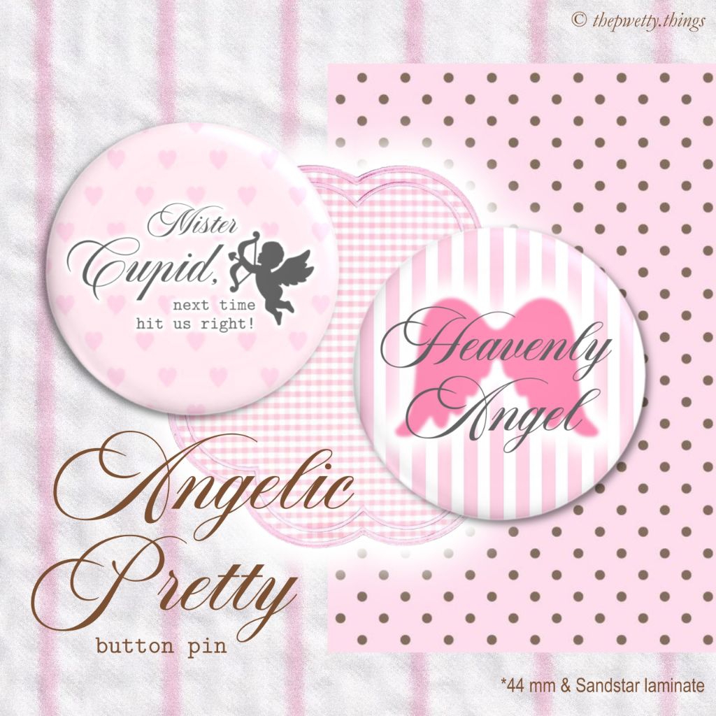 Angelic Pretty Button Pins | Pin Button 44 mm by pwetty.things