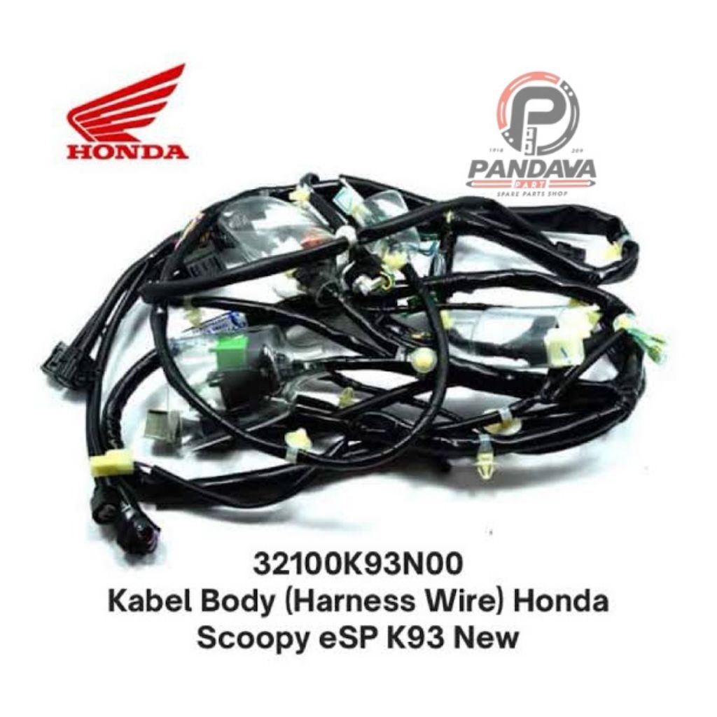 32100K93N00 Kabel Body (Harness Wire) Honda Scoopy eSP K93 2017 2018 2019 Ori AHM