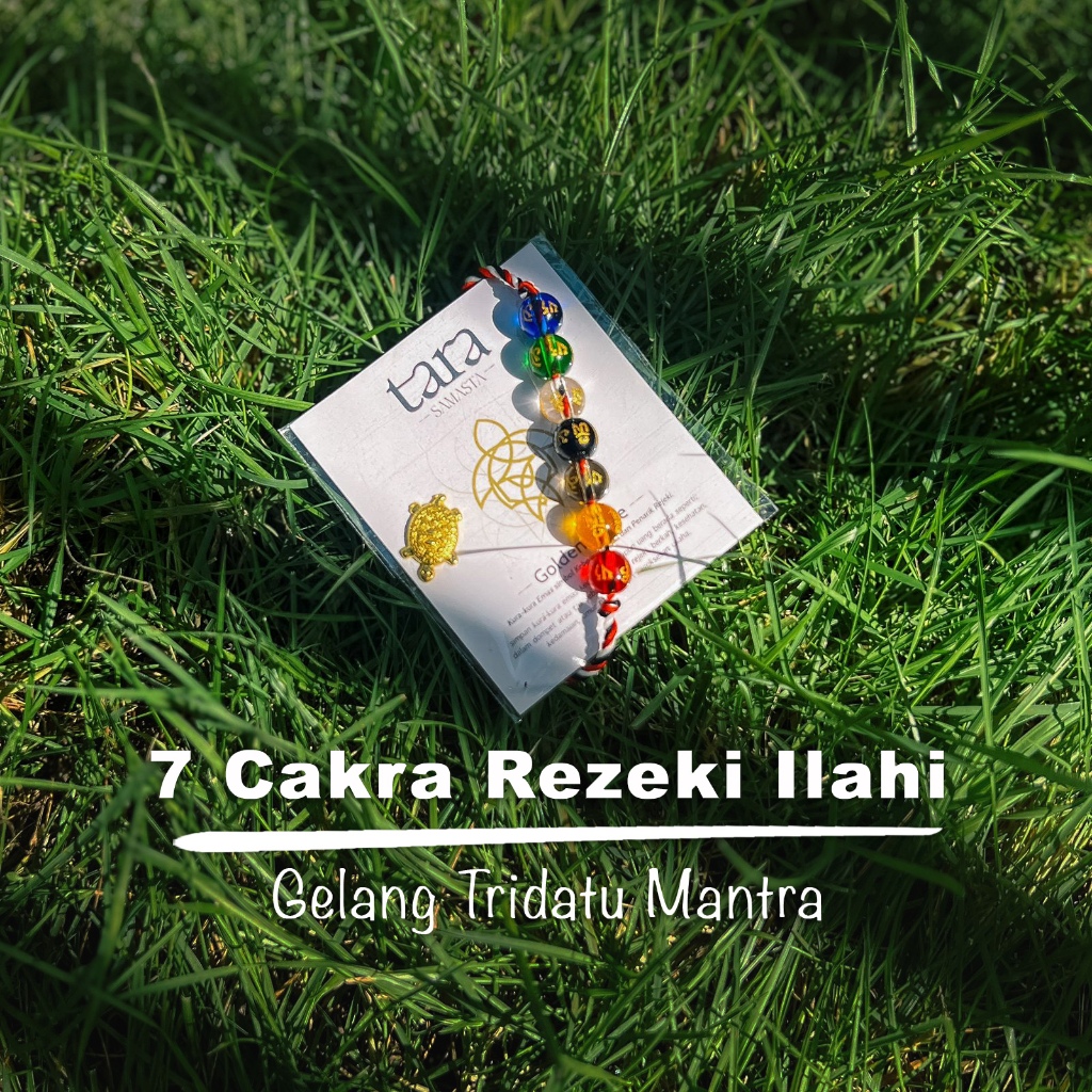 Gelang Tridatu 7 Cakra Kristal Mantra - Aura Rejeki Ilahi