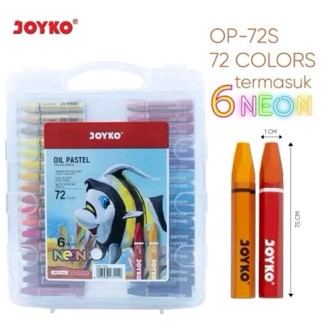 Joyko Oil Pastel 72 Warna /CRayon 72 Titi