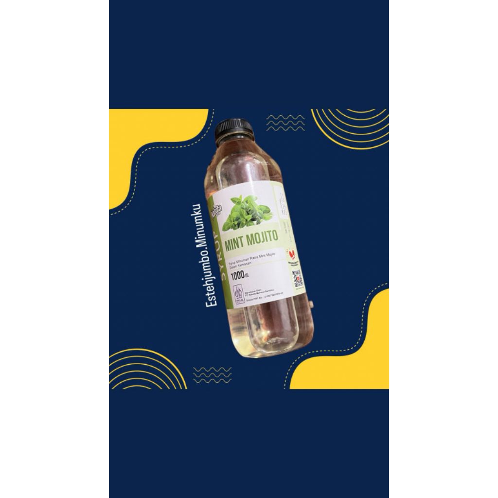 

syrup nabata min mojito