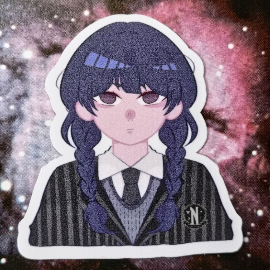 

Wednesday Addams Doff Die Cut Vinyl Sticker